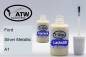 Preview: Ford, Silver Metallic, A1: 20ml Lackstift + 20ml Klarlack - Set, von ATW Autoteile West.